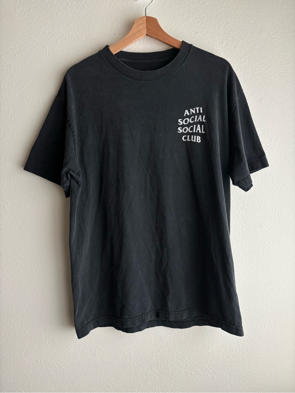 Anti Social Social Club ASSC The Drive Tee Black Korean Flag T-Shirt